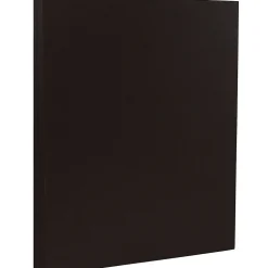 JAM Paper 28 lb. Colored Paper, 8.5" x 11", Black, 50 Sheets/Pack (64429571)