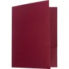 JAM Paper 2 Pocket Cardstock Presentation Folder, Burgundy, 25/Pack (386LBURA)