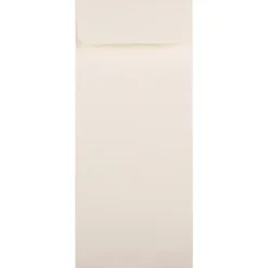 JAM Paper #11 Policy Business Strathmore Envelopes, 4.5 x 10.375, Natural White Wove, 50/Pack (900905923I)