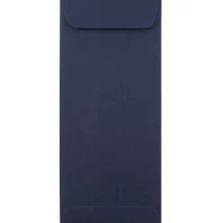JAM Paper #10 Policy Business Envelopes, 4 1/8" x 9 1/2", Navy Blue, 25/Pack (LEBA317)