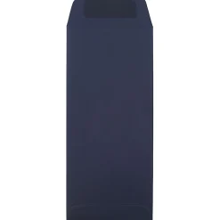 JAM Paper #10 Policy Business Envelopes, 4 1/8" x 9 1/2", Navy Blue, 25/Pack (LEBA317)