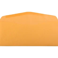 JAM PAPER #14 Recycled Kraft Envelopes, 5 x 11 1/2, Brown Kraft Manila, 100/Pack (52692203682)