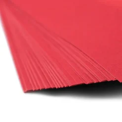 JAM Paper 30% Recycled Smooth Colored 8.5" x 11" Copy Paper, 24 lbs., Red, 50 Sheets/Pack (151023A)
