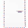 JAM Paper 9 x 12 Airmail Open End Catalog Envelopes, White, 50/Pack (1430744I)