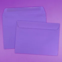JAM Paper 9 x 12 Booklet Colored Envelopes, Violet Purple Recycled, 25/Pack (1531752)