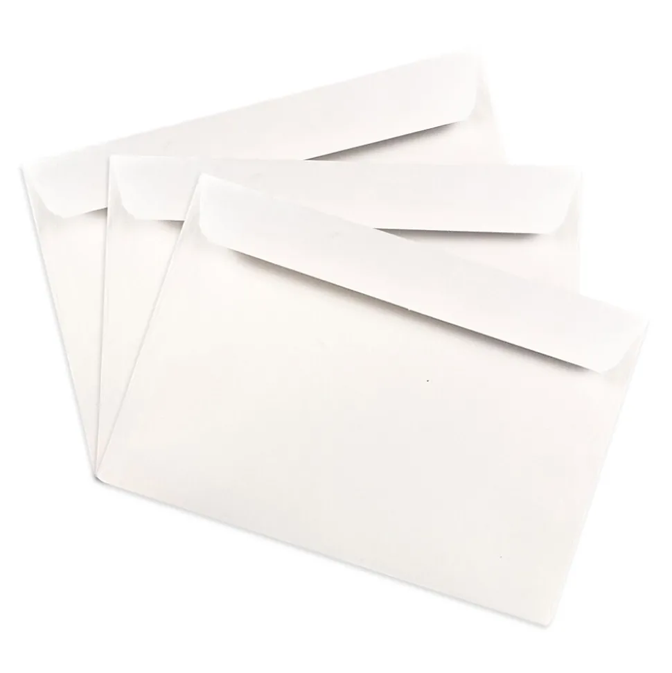 JAM Paper 7.5 x 10.5 Booklet Commercial Envelopes, White, 25/Pack (4246)