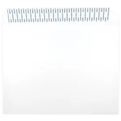 JAM Paper® 10 x 13 Booklet Envelopes with Peel and Seal Closure, White, 100/Pack (356828787D)