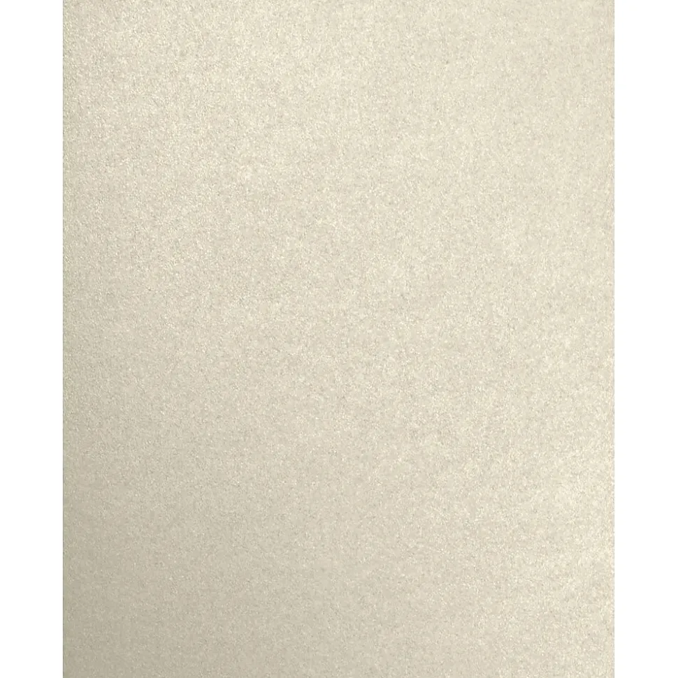 JAM PAPER 8.5” x 11” Cardstock, 100lb, Opal Metallic, 50/pack (81211-C-208-50)