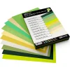 JAM PAPER 8.5" x 11" Cardstock, 100lb, St. Patrick's Day Variety Pack, 100/pack (81211-C-STPTK-1)