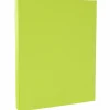 JAM PAPER 8.5" x 11" Color Cardstock, 65lb, Ultra Lime, 100/pack (104067G)