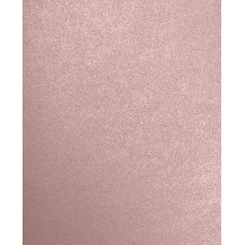 JAM Paper 8.5" x 11" Color Multipurpose Paper, 80 lbs., Misty Rose Metallic, 50 Sheets/Ream (81211-P-M203-50)