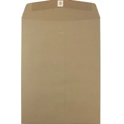 JAM Paper 9 x 12 Kraft Open End Catalog Envelopes with Clasp Closure, Brown Kraft Paper Bag, 25/Pack (563120849)