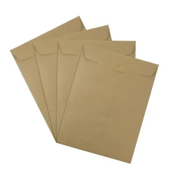 JAM Paper 9 x 12 Kraft Open End Catalog Envelopes with Clasp Closure, Brown Kraft Paper Bag, 25/Pack (563120849)
