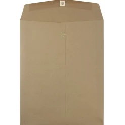 JAM Paper 10 x 13 Kraft Open End Catalog Envelopes with Clasp Closure, Brown Kraft Paper Bag, 25/Pack (563120854)