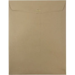 JAM Paper 10 x 13 Kraft Open End Catalog Envelopes with Clasp Closure, Brown Kraft Paper Bag, 25/Pack (563120854)