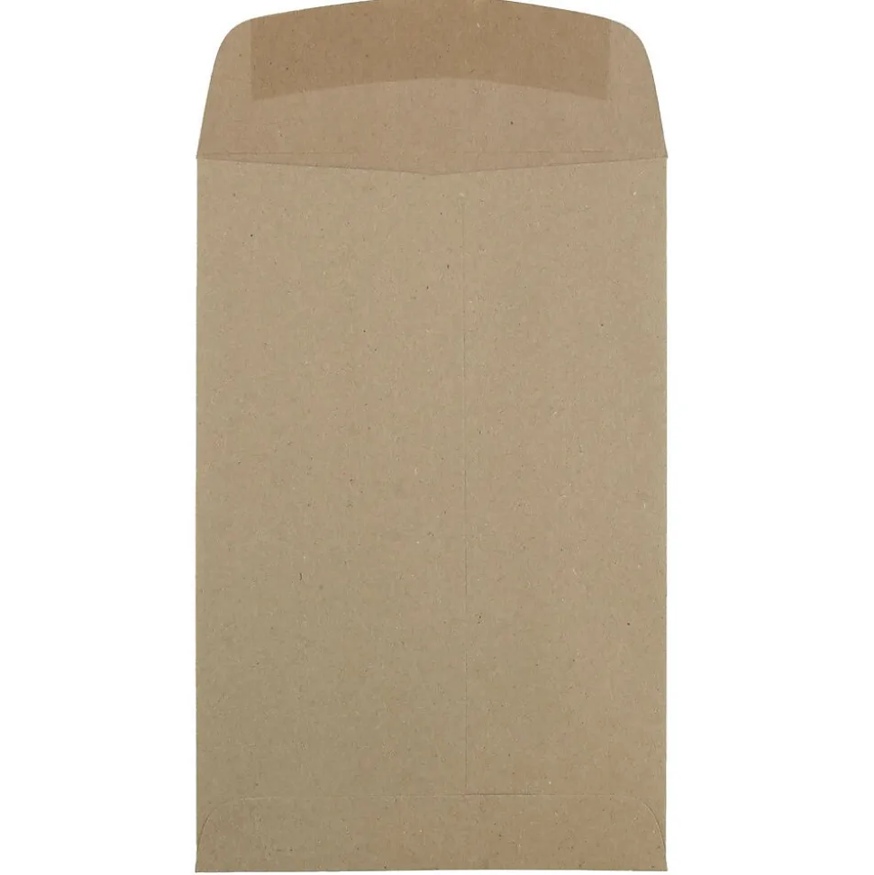 JAM Paper 6 x 9 Kraft Open End Catalog Envelopes, Brown Kraft Paper Bag, 100/Pack (51286524)