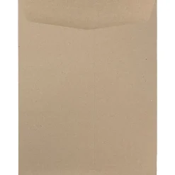 JAM Paper 9 x 12 Kraft Open End Catalog Envelopes, Brown Kraft Paper Bag, 100/Pack (6315446)