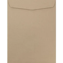 JAM Paper 10 x 13 Kraft Open End Catalog Envelopes, Brown Kraft Paper Bag, 100/Pack (6315603)