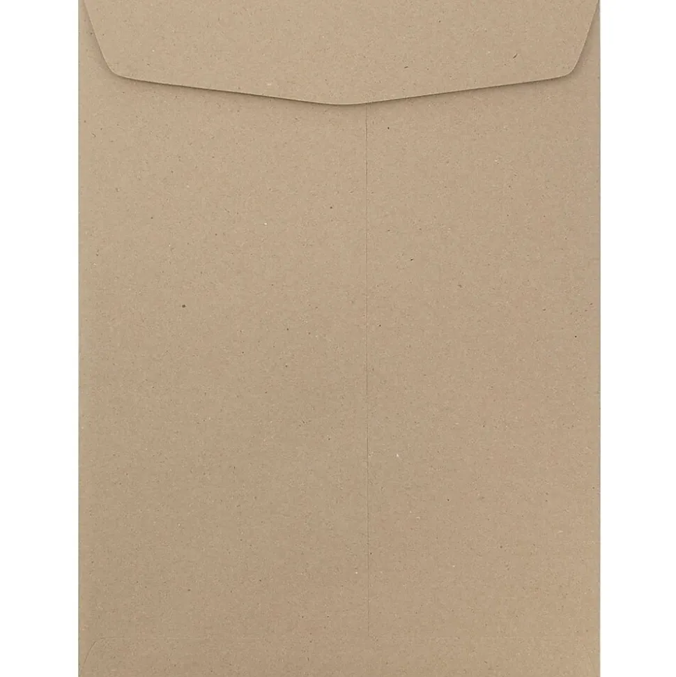 JAM Paper 10 x 13 Kraft Open End Catalog Envelopes, Brown Kraft Paper Bag, 100/Pack (6315603)