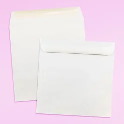 JAM Paper 10 x 10 Large Square Invitation Envelopes, White, 25/Pack (3992319)