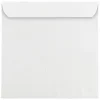 JAM Paper 11.5" x 11.5" Large Square Invitation Envelopes, White, 25/Pack (3992321)