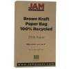 JAM Paper 8.5" x 14" Multipupose Paper, 28 lbs., Brown Kraft Paper Bag, 50 Sheets/Pack (463117506B)
