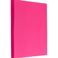 JAM Paper 8.5" x 11" Multipurpose, 24 lbs., Ultra Fuchsia Pink, 100 Sheets/Pack (184931)