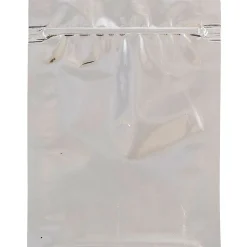 JAM Paper 4 x 6 Open End Catalog Foil Envelopes with Zip Closure, Clear, 25/Pack (30046A58A1)