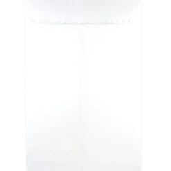 JAM Paper 12 x 15.5 Open End Catalog Envelopes with Peel and Seal Closure, White, Bulk 500/Box (356828784)