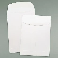JAM Paper 5.5 x 7.5 Open End Catalog Envelopes, White, 50/Pack (4100H)