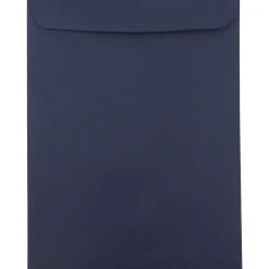 JAM Paper 10 x 13 Open End Catalog Envelopes, Navy Blue, 50/Pack (12828427i)