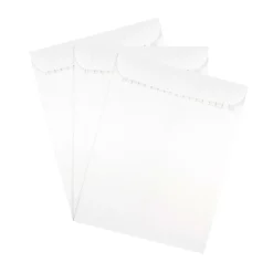 JAM Paper 9.5 x 12.5 Open End Catalog Envelopes with Peel and Seal Closure, White, 25/Pack (356828781A)