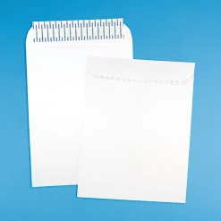 JAM Paper 9.5 x 12.5 Open End Catalog Envelopes with Peel and Seal Closure, White, Bulk 250/Box (356828781h)