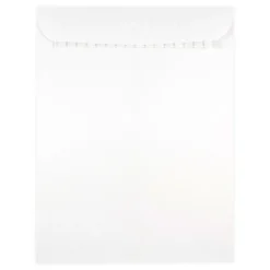 JAM Paper 9.5 x 12.5 Open End Catalog Envelopes with Peel and Seal Closure, White, 50/Pack (356828781i)