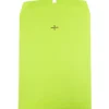 JAM Paper 10 x 13 Open End Catalog Colored Envelopes with Clasp Closure, Ultra Lime Green, 25/Pack (v0128186a)