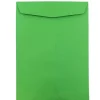 JAM Paper 10 x 13 Open End Catalog Colored Envelopes, Green Recycled, 50/Pack (v0128190i)