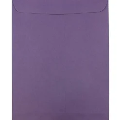 JAM Paper 10 x 13 Open End Catalog Envelopes, Dark Purple, 50/Pack (1287032i)