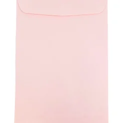 JAM Paper 6 x 9 Open End Catalog Envelopes, Baby Pink, 25/Pack (51285797a)