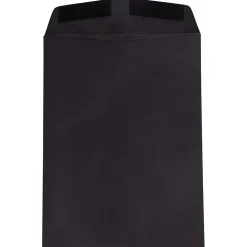 JAM Paper 9 x 12 Open End Catalog Envelopes, Black, 50/Pack (v01225i)
