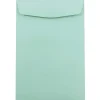 JAM Paper 6 x 9 Open End Catalog Envelopes, Aqua Blue, 50/Pack (31287520FI)