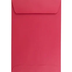 JAM Paper® 6 x 9 Open End Catalog Colored Envelopes, Red Recycled, 250/Pack (V0128139D)