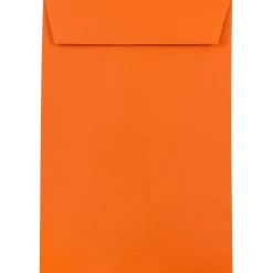JAM Paper® 6 x 9 Open End Catalog Colored Envelopes, Orange Recycled, 250/Pack (88129D)