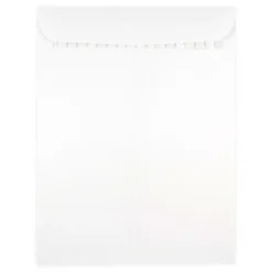 JAM PaperĀ® 9 x 12 Open End Catalog Envelopes with Peel and Seal Closure, White, Bulk 100/Pack (356828780C)