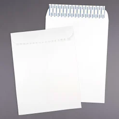 JAM Paper® 9 x 12 Open End Catalog Envelopes with Peel and Seal Closure, White, Bulk 100/Pack (356828780C)