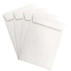 JAM Paper® 7.5 x 10.5 Open End Catalog Envelopes, White, Bulk 250/Box (4120A)