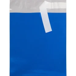 JAM Paper 6.25 x 7.875 Open End Catalog Foil Envelopes with Self-Adhesive Closure, Blue, 25/Pack (1323271)