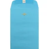JAM Paper 6 x 9 Open End Catalog Colored Envelopes with Clasp Closure, Blue Recycled, 100/Pack (V0128123)
