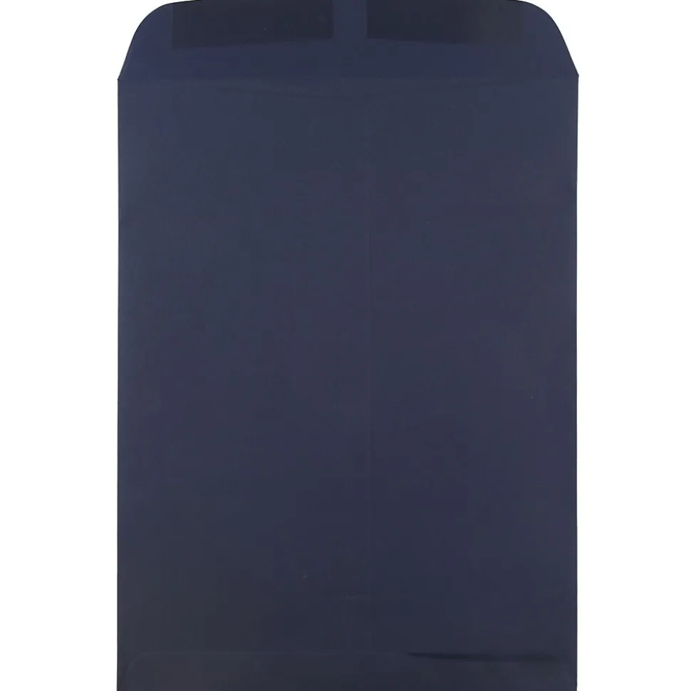JAM Paper 9 x 12 Open End Catalog Envelopes, Navy Blue, 25/Pack (51287431)