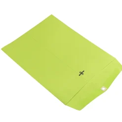 JAM Paper 10 x 13 Open End Catalog Colored Envelopes with Clasp Closure, Ultra Lime Green, 100/Pack (V0128186)