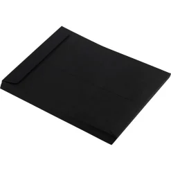 JAM Paper 10 x 13 Open End Catalog Envelopes, Black, 100/Pack (87733)